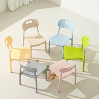 Chaise Moderne Empilable en Plastique Écologique pour Enfants – Vente Directe Usine – Épaissie, Couleurs Variées – Idéale pour Maternelle, Formation, Tutorat, Repas
