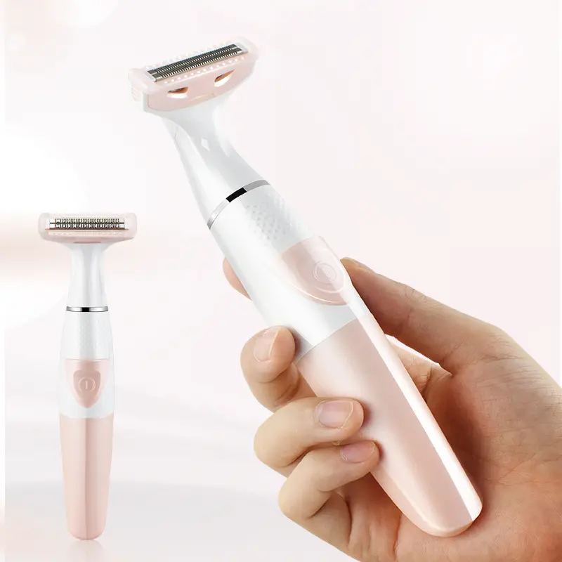 Mini Waterproof Epilator Obtuse Knife Net Professional Painless Women Body Facial Pubic Hair Removal Trimmer