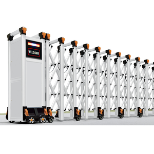 Porte coulissante d'allée pliable de porte escamotable automatique en aluminium d'approvisionnement direct d'usine - Product Image 1