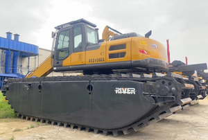 รถขุดสะเทินน้ำสะเทินบก XE215SLL แบบแรงกดพื้นต่ำพิเศษ แขนยาว สำหรับขุดในพื้นที่ลุ่มน้ำลึก โคลน และพื้นที่เปียต - Product Image 6