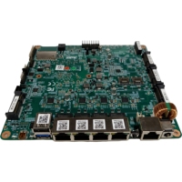 Carte mère de routeur réseau industriel APLX1.4b8 Intel Atom E3940 4*2.5G Ethernet Quad SIM 4G/5G avec 8 Go de DDR4 intégrés et AUDIO