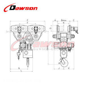 Dawson qingdao חבלול סין DS-JMY <span class=keywords><strong>10</strong></span> טון-32 טון אוויר אוויר אוויר אוויר הליכה - Product Image 5