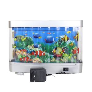 3D Discovery Kids Marine LED Lámpara giratoria Ocean Aquarium Picture Motion Lámpara móvil Night Light Tropical Fantasy - Product Image 1