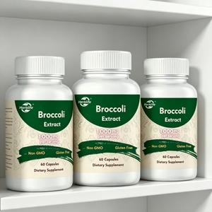 Cápsulas de Extracto de Brocoli Orgánico Natural Puro Halal, Suplementos Dietéticos en Cápsulas Duras, Venta al Por Mayor de Fábrica, OEM, ODM - Product Image 3