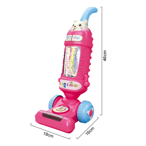 Cinque stelle nuovo bambino elettrico di pulizia <span class=keywords><strong>giocattoli</strong></span> <span class=keywords><strong>aspirapolvere</strong></span> palle rotanti suoni luce giocattolo educativo di plastica per i bambini - Product Image 6