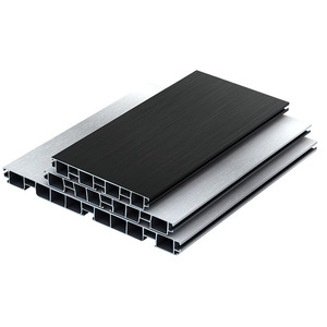 Plinthe de cuisine moderne en <span class=keywords><strong>PVC</strong></span>, 100mm/120mm/150mm, finition mate brossée, résistante à l'eau et à l'humidité, en aluminium-plastique - Product Image 1