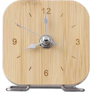 Horloge en bambou, gadgets écologiques personnalisés - Product Image 2