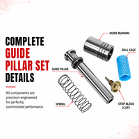 Ensemble de guides à billes à démontage rapide en acier pour roulements SUJ2, haute précision, interchangeable avec MISUMI MRP pour moule d'estampage
