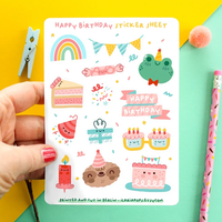 Autocollants adhésifs en vinyle Feuille personnalisée kiss cut planificateur autocollants kawaii pour bullet journal