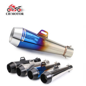 Tubo de Escape para Motocicleta de 51 mm, Silenciador GP Moto, Deslizable, para Scooter, Motocross, Dirt Bike, Moto de 300cc, 600cc, <span class=keywords><strong>1000cc</strong></span> - Product Image 1