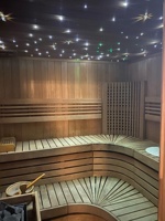 Glasfaser-Sauna-Sternenhimmel-Set für Dampfbad-Innenbeleuchtung und Dekoration