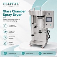Secador por Pulverización de Cámara de Vidrio Ollital con Atomización de Dos Fluidos y Recolección Ciclónica para Investigación de Laboratorio