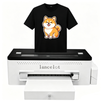 Imprimante DTF A3 L1800 simple, connexion ordinateur portable, circulation automatique d'encre blanche, sans prétraitement pour sacs et t-shirts