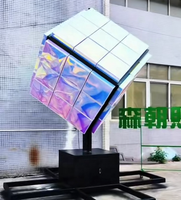 Senzhao - Decoración Luminosa al por Mayor, Cubo LED Personalizado para Exteriores, Centros Comerciales, Parques, Calles, Hoteles, Plazas