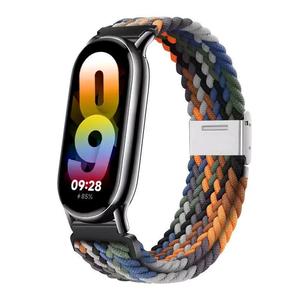 Bracelet en nylon tressé avec boucle, bracelet en nylon tressé arc-en-ciel, adapté à Xiaomi Mi Band 9 - Product Image 3
