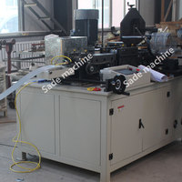Machine automatique SADE à commande PLC 4,37 kW pour la fabrication de filtres à huile métalliques, machine à rouler les tubes en spirale haute performance, 380V