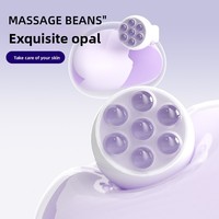 Trustloops Rouleau de massage facial et cervical personnalisé en forme de rose, Gua Sha en ABS, manuel, vente en gros, marque privée, OEM, ODM