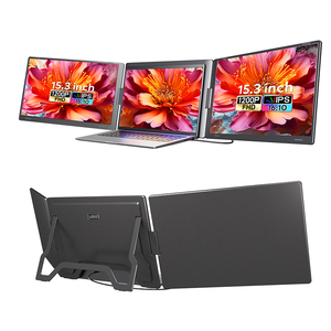 High Cost- Effective Multitasking Portable Triple Screen <b>Monitor</b> 15.3 Inch IPS 1200P FHD 16:10 Widescreen Display for Laptop - Product Image 1