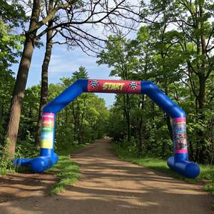 Arco Inflable de Oxford para Publicidad Exterior, Decoración para Carreras de Maratón y Festivales de Música - Línea de Salida y Meta - Product Image 1