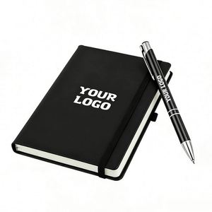 High Quality A5 <b>A6</b> Pu Leather Lined Journals Logo Hardcover Notebook With Multiple Colors Custom Promotional Gifts - Product Image 1