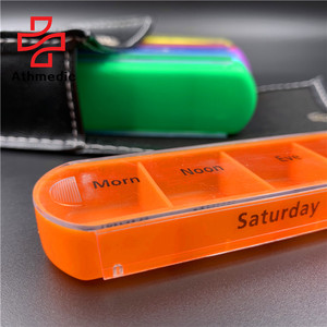 2025 athmedic thực phẩm Lớp 7 Ngày Hàng Tuần <span class=keywords><strong>28</strong></span> trường hợp màu <span class=keywords><strong>Pill</strong></span> Box trường hợp kế hoạch tổ chức trong PU Túi da - Product Image 5