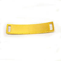 Étiquettes de logo pour lacets de chaussures, breloques, plaques vierges pour baskets, décoration, accessoires colorés en argent, mode, métal, étiquette de logo personnalisée