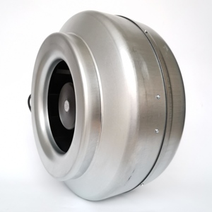 12 "Centrífuga Inline Duct Fan Speed Control Greenhouse Fan Metal Housing Plastic Wheel 24v 48v 250mm Circular Inline Fan - Product Image 6