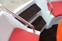 Bateau de divertissement avec barbecue flottant en forme de donut
