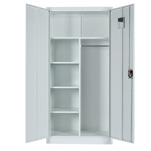 Armoire de rangement de fichiers verticale en acier moderne à deux portes pour le bureau de l'école - Product Image 2