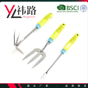 Yilu Garden Fork Stainless Steel 3 Pronged Soil Loosening Tool For Plant Care And Digging - Product Image 4
