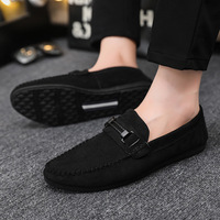 Chaussures Homme Marque 2026 – Mocassins Décontractés et Habillés à Enfiler – Chaussures de Conduite Italiennes Noires pour Homme