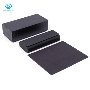 Estuche para Gafas de Sol en Oferta, Caja de Cuero para Gafas Ópticas, Paño de Limpieza con Logotipo Personalizado y Bolso de Mano - Product Image 3