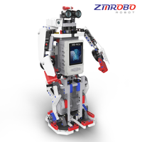 Équipement robotique ZMROBO 49 en 1 STEM Jouet éducatif électrique en briques Blocs de construction Ensemble d'enseignement Garçons et filles Jouet intelligent DIY