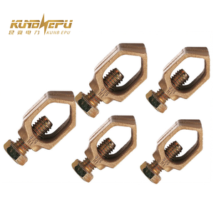 Abrazadera de Tierra Personalizada Kunb, Abrazadera en C de Cobre de 3/4\" para Sistemas de Puesta a Tierra Eléctrica - Product Image 5
