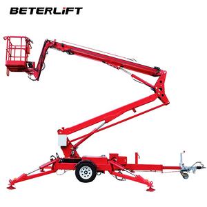 Plateforme <span class=keywords><strong>de</strong></span> travail en hauteur montée sur <span class=keywords><strong>remorque</strong></span>, nacelle articulée télescopique remorquable, élévateur à flèche, meilleur élévateur à flèche araignée au monde, élévateur <span class=keywords><strong>de</strong></span> marchandises - Product Image 1