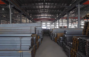 Plataforma de Colocación de Material de Acero Circular Estándar, Estantes de Apilamiento de Barras de Acero para Almacenes de Estructura de Acero Ligero, Viga en I - Product Image 5