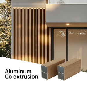 Prezzo di fabbrica 50*30mm anti-uv tubo quadrato esterno/cavo quadrato WPC legno/alluminio colonna HDPE per esterno - Product Image 2