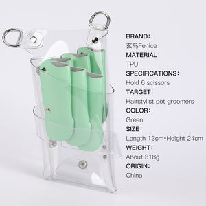 TPU Material de corte de pelo Paquete de bolsa Barber tijeras de peluquería bolsa fundas - Product Image 2