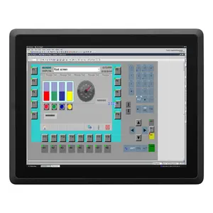 IP65 or customized 10.4 inch all in one embedded pc lcd industrial grade monitor with touch screen