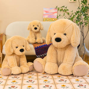 Fabricant mignon <span class=keywords><strong>Golden</strong></span> <span class=keywords><strong>Retriever</strong></span> & Labrador chien poupée super doux brodé peluche jouet avec PP remplissage animal en peluche cadeau - Product Image 4