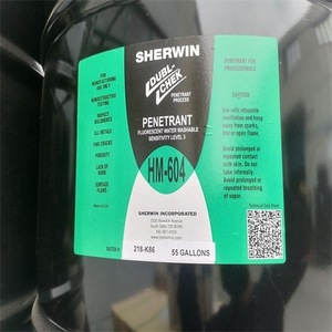 Sherwin HM-604 Fluorescent Penetrant 55 Gallons Détection Industrielle des Métaux - Product Image 1