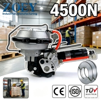 Outil de cerclage pneumatique combiné KZ-19, machine de cerclage manuelle intégrée pour bande en acier, pour tuyaux en acier métallique