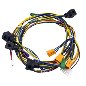 Professionale 3P 5P 8P 2 pin plug custom Mini Din wire cable harness assembly