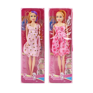 Poupée articulée en PVC souple de 11,5 pouces, 11 articulations, yeux 3D, tresse longue disponible, assortiment varié, cadeau parfait pour les filles, jouet en peluche - Product Image 4