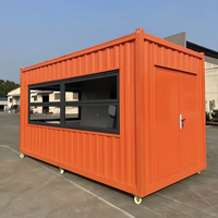 Maison mobile créative de style conteneur pour influenceurs, kiosque de vente pour zones scéniques extérieures, maison mobile pour chantier de construction