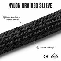 Câble d'extension de signal pour moteur pas à pas d'imprimante 3D, faisceau de câbles tressé XIN YING PH2.0 4 broches mâle-femelle à longueur personnalisée