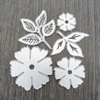 Matrices de découpe et moules artisanaux européens et américains pour quilling, découpe de papier fin, nouveaux motifs de pétales, gravure en acier au carbone