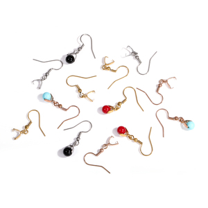 Crochets <span class=keywords><strong>d</strong></span>'<span class=keywords><strong>oreille</strong></span> en acier inoxydable plaqué or 18 carats en gros, crochets à <span class=keywords><strong>boule</strong></span> <span class=keywords><strong>d</strong></span>'<span class=keywords><strong>oreille</strong></span> <span class=keywords><strong>avec</strong></span> <span class=keywords><strong>fermoir</strong></span> à pendentif pour la fabrication de bijoux DIY - Product Image 6