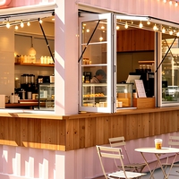 Conteneur pop-up mini de 10 pieds pour café, bar, restaurant rapide, magasin de proximité, kiosque, stand, maisons conteneurs