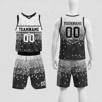 Conjunto de Camisetas de Malla Transpirable 100% Poliéster Personalizadas, Impresión Digital, Unisex, Manga Corta, 230g, para Baloncesto en Todas las Temporadas